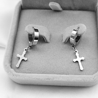 BÔng tai biểu tượng cổ điển unisex 1 chiếc