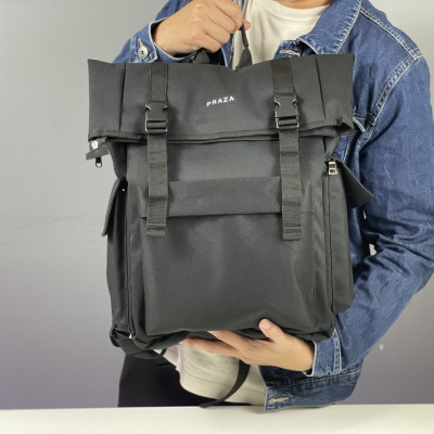 Balo Ulzzang Đựng Laptop Dành Cho Nam Nữ Thời Trang Cao Cấp, Chất Liệu Vải Poly Canvas 1000D Trượt Nước - BL197