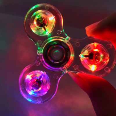 Con Quay Spinner Màu Hand Fidget 3 Cánh Nhựa  Kỳ Diệu Bộ Đồ Chơi Đèn Led Phát Sáng Xả Stress Bằng Nhựa ABS Cho Mọi Lứa Tuổi BAFABY Đa Màu