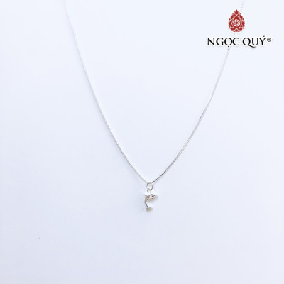 Dây chuyền bạc mặt cá heo - Ngọc Quý Gemstones
