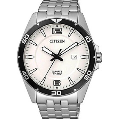Đồng Hồ Nam Citizen Dây Thép Không Gỉ BI5051-51A - Mặt Trắng