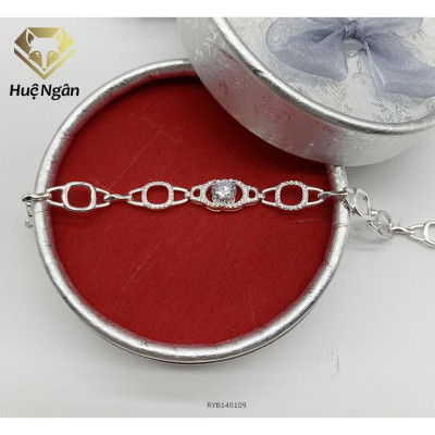 Lắc tay bạc 925 Huệ Ngân - Hình học RYB140109