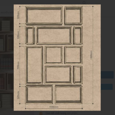 Bộ 12 Kệ Sách Treo Tường Juno Sofa CTBST12 KT 180 x 105 x 20cm