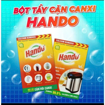 Bột tẩy cặn nước đá vôi ấm đun,bình đựng nước Hando 100Gr