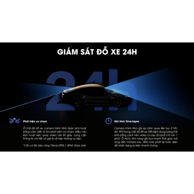 Camera hành trình 70mai A510 cảnh báo an toàn ADAS, 4G, GPS, độ phân giải 3K HDR sắc nét - Hàng chính hãng
