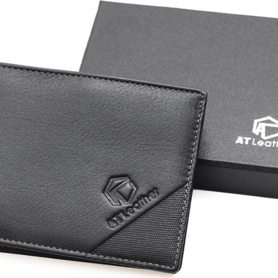 Ví Da Bò Nam AT Leather AT050 (12 x 9.5 cm)