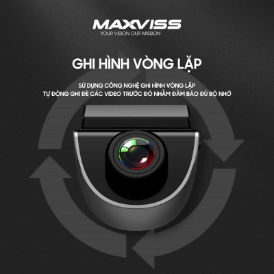 Camera hành trình Maxviss W2K Hàng chính hãng