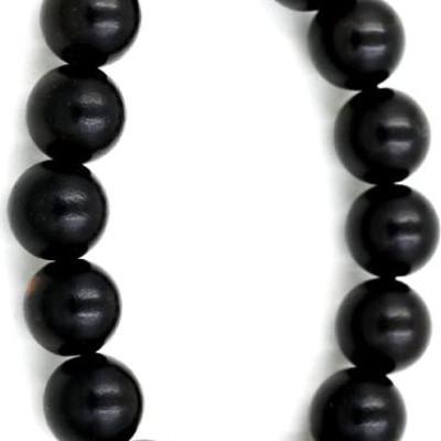 Vòng tay chuỗi hạt gỗ Đàn hương đen 12 ly 16 hạt