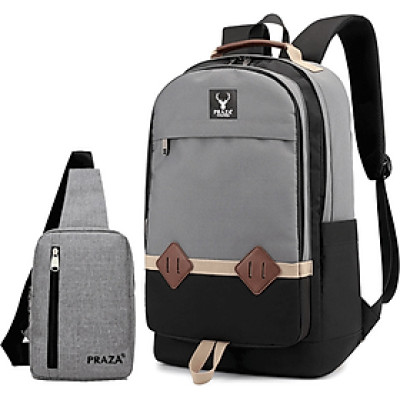 Balo Thời Trang Du Lịch Hàn Quốc (BL167) Tặng Túi Đeo Messenger PRAZA - DC095