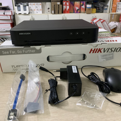 Đầu ghi hình 4 Kênh Turbo HD 3.0 DVR Hikvision DS-7104HGHI-F1 - Hàng Chính Hãng