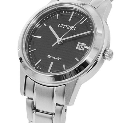 Đồng Hồ Nữ Citizen Dây Thép Không Gỉ FE1081-59E - Mặt Đen