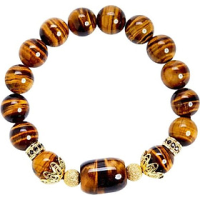 Vòng Đá Mắt Hổ Phối Lu Thống Ngọc Quý Gemstones VT59