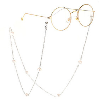 Dây xích đeo mắt kính thời trang ngọc trai ấn tượng
