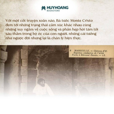 Sách - Bá Tước Monte Cristo - Bìa Cứng - Alexandre Dumas - Huy Hoàng