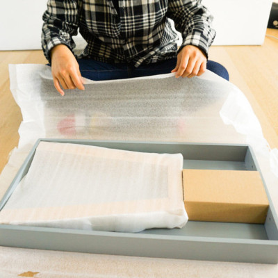 KỆ GỖ TRANG TRÍ HÀN QUỐC - A CASE