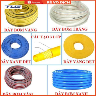 Bộ dây và vòi xịt rửa xe tưới cây tăng áp 3-5M(cút đồng nối 712-1) 206817