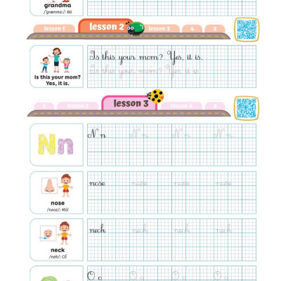 Luyện Viết Chữ Đẹp Từ Vựng Tiếng Anh Family And Friends - National Edition 2 (MEGA)