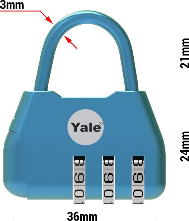 Khóa vali du lịch Yale Y-NOVELTY-2