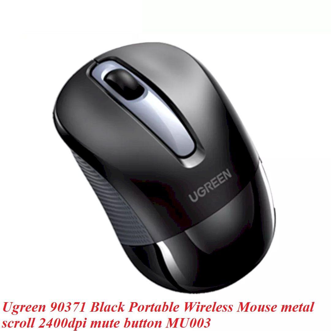 Ugreen UG90371MU003TK 2.4g Màu Đen Chuột không dây 2400DPI Silent Click - HÀNG CHÍNH HÃNG