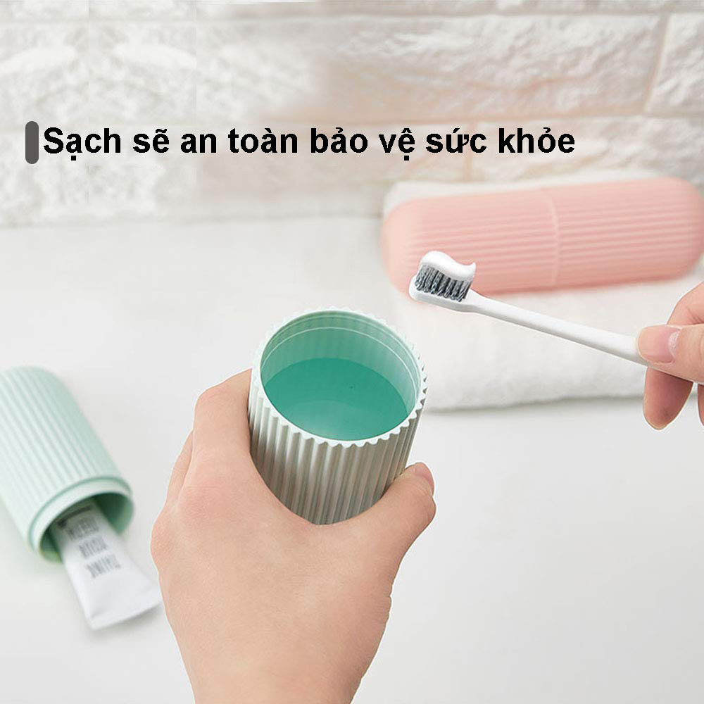 Hộp Đựng Bàn Chải Đánh Răng Đồ Dùng Du Lịch (Cao Cấp) - Hôp Đựng Kem Đánh Răng Du Lịch Phượt Dã Ngoại Văn Phòng