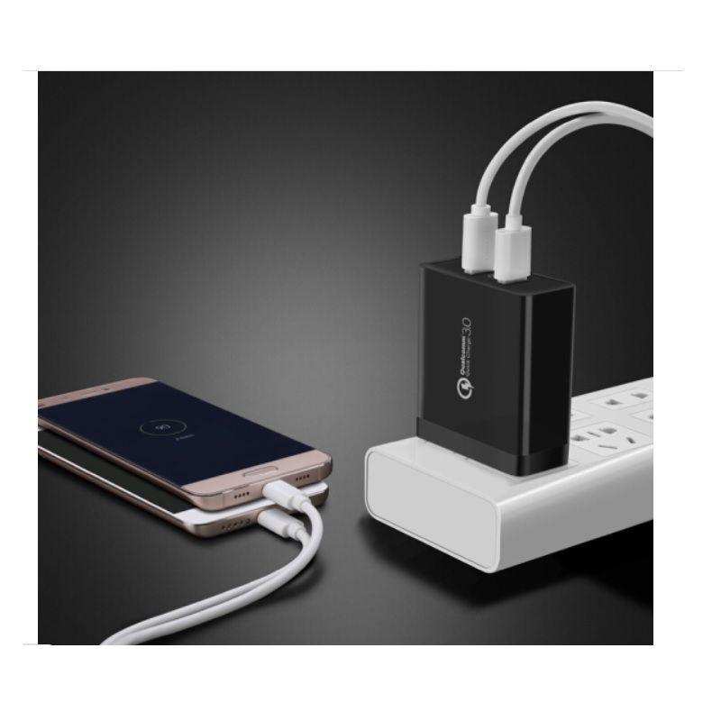 Ugreen UG70151CD161TK 36W QC3.0 2 cổng USB màu Đen Củ sạc nhanh - HÀNG CHÍNH HÃNG