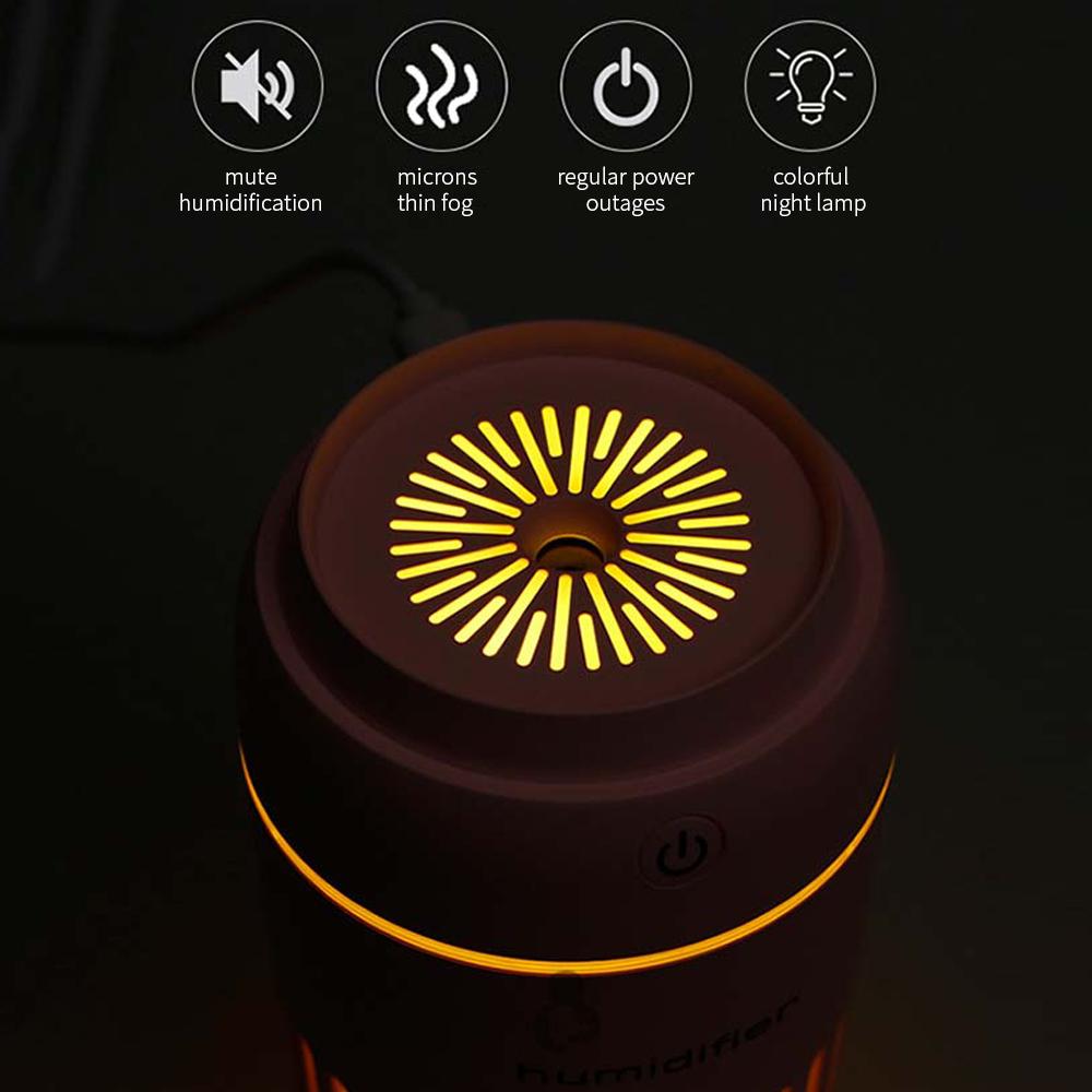 Máy tạo độ ẩm không khí Time-Cup WOPOW HM03, Máy phun sương kèm đèn ngủ mini