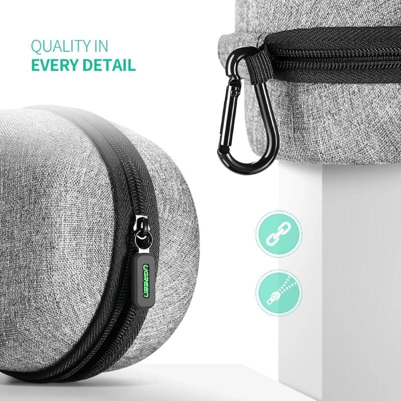 Ugreen UG50905LP155TK Màu Xám Hộp đựng cáp và loa chống sốc - HÀNG CHÍNH HÃNG