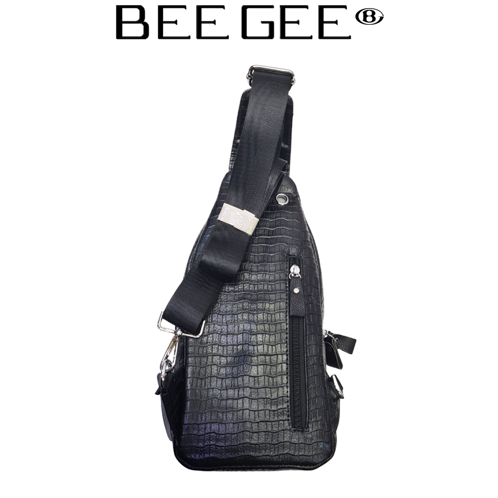 Túi Đeo Chéo thời trang - Da Cá Sấu cao cấp bền bỉ, không bong tróc, không thấm nước - BEE GEE DCN9181