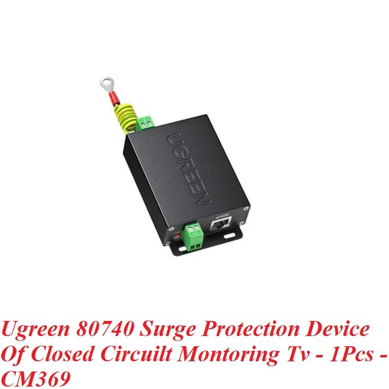 Ugreen UG80740CM369TK Màu Đen Bộ chống sét hai trong một dành cho Mạng và Camera - HÀNG CHÍNH HÃNG