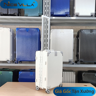 Vali Kéo Khung Nhôm Khóa Sập Cao Cấp Chống Bể Vỡ, Chống Trầy Xước Size 20inch - Size 24inch - Size 29inch