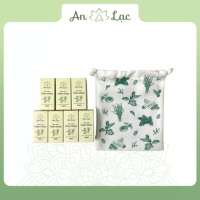 Túi rút canvas thiết kế đơn giản in chữ An Lạc