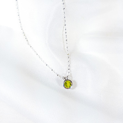 Dây chuyền đá Peridot LAT.175