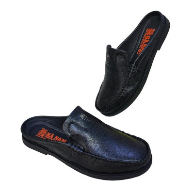 Dép Bít Mũi Nam HÀ NAM Da Bò Thật Cao Cấp GSB20130