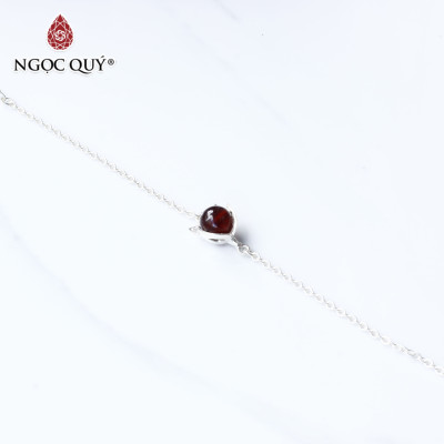 Lắc tay hồ ly bạc gắng đá thiên nhiên - Ngọc Quý Gemstones