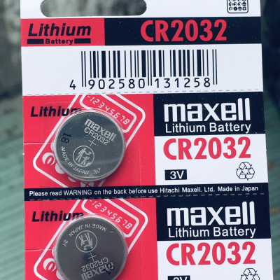 5 Viên Pin CMOS CR2032 Maxell Nhật Bản Lithium 3V