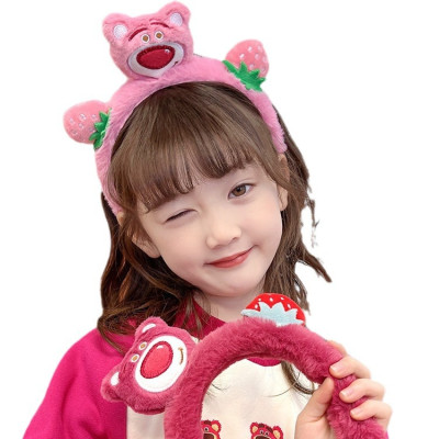 Set 2 cài tóc tai thỏ , gấu dâu phong cách Hàn Quốc phụ kiện tóc xinh xắn