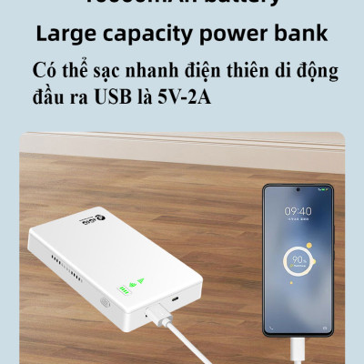 Cục phát wifi từ sim 4G kiêm pin sạc dự phòng TP10000, bộ phát wifi di động tốc độ cao 300Mbps, sử dụng mọi loại sim - Hàng nhập khẩu