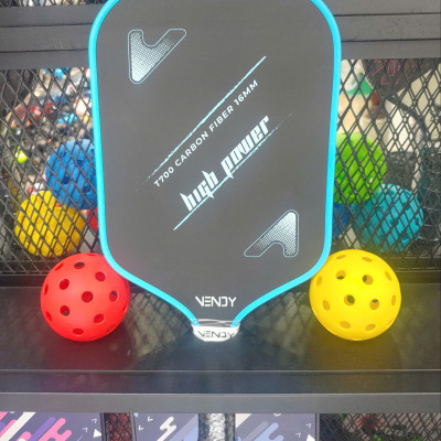 Vợt Tập Pickleball VENDY High Power T700 Carbon Fiber 16mm - Hàng Chính Hãng (1 Cái)