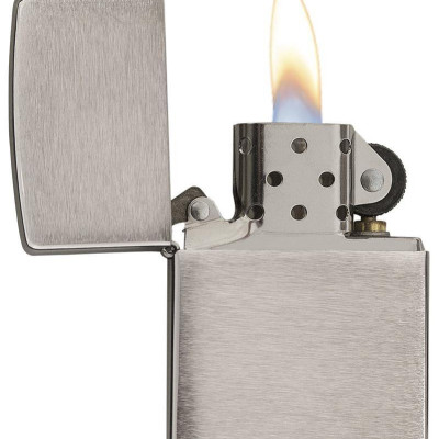 Bật lửa Zippo Brushed Chrome 200