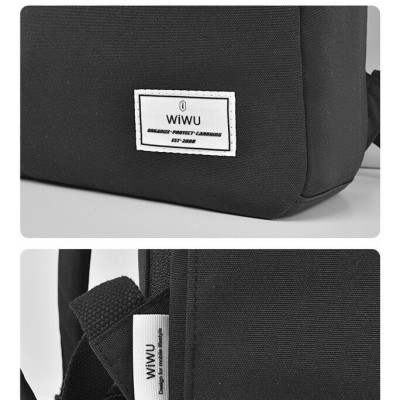 Balo Wiwu Ora Backpack Dành Cho Điện Thoại Di Động, Máy Tính Bảng, Macbook, Laptop Được Làm Bằng Chất Liệu Chống Thấm Nước, Sức Chứa Lớn - Hàng Chính Hãng