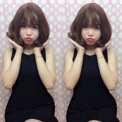 Nguyên đầu tóc giả cao cấp️ tóc víc xoăn - Tặng lưới chùm tóc