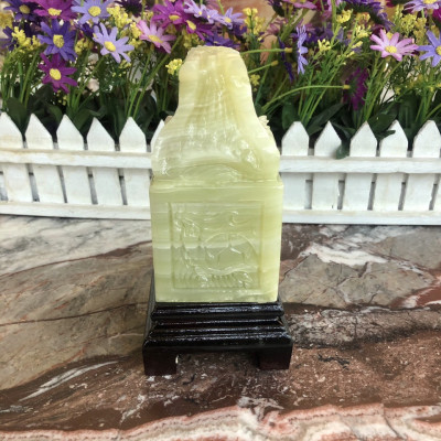 Ấn Rồng phong thủy đá ngọc Onyx