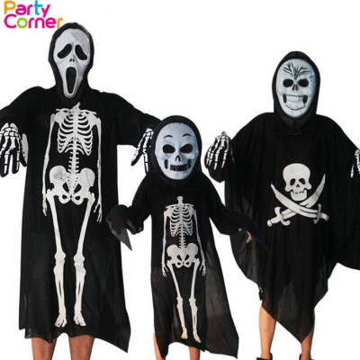 Bộ đồ hóa trang Xương Ma cosplay halloween 120cm loại dày