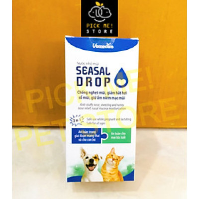 Nhỏ Mũi Seasal Drop - Hỗ Trợ Nghẹt Mũi Sổ Mũi Vệ Sinh Mũi Cho Chó Mèo