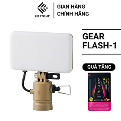 Đèn LED Cắm Trại Dã Ngoại Đa Dụng ELECOM NESTOUT OUTDOOR GEAR FLASH-1 (MAX1000lm) - Hàng Chính Hãng - ELECOM OFFICIAL SHOP