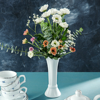 Lọ hoa bô đê sứ Long Phương Bình hoa mini cách điệu 