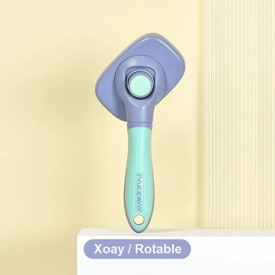 Lược chải lông thú cưng PAKEWAY T10 [ New 2022 ] _ Đầu lược xoay 360 độ