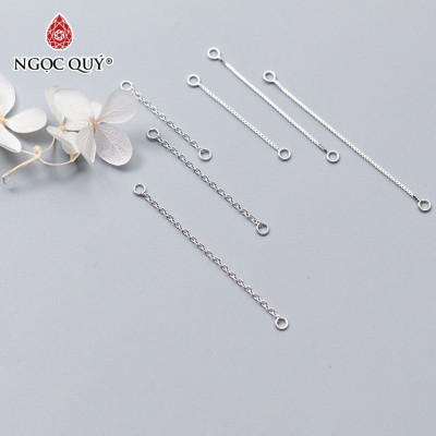 Charm bạc dây xích trang trí - Ngọc Quý Gemstones
