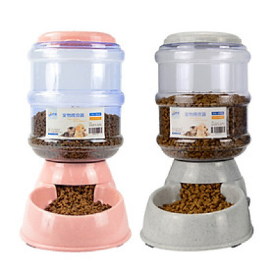Bát Ăn Và Bình Nước Tự Động Cho Chó Mèo Dung Tích 3,5L