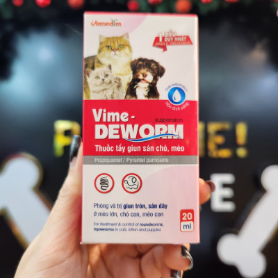[20ml] Xổ giun Vime Deworm cho Chó Mèo dạng Nước